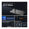 TP-LINK Archer BE220 | BE3600 Dual-Band Wi-Fi 7 Router | 802.11be | Ethernet LAN (RJ-45) ports 4 | 10/100/1000 Mbit/s | Mesh Sup