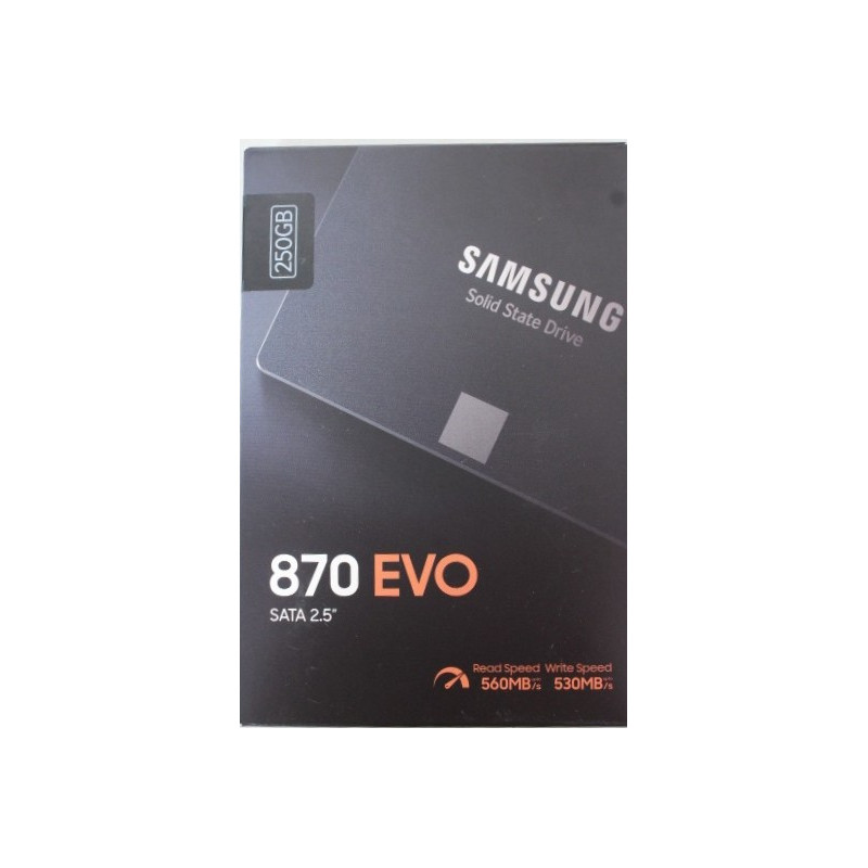 SALE OUT. Samsung SSD 870 EVO 250GB SATA III 2.5 inch | SALE OUT. Samsung | SSD | 870 EVO | 250 GB | SSD form factor 2.5" | Soli