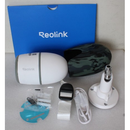 SALE OUT. Reolink Go Series G330 2K 4MP 4G LTE Wireless Battery Camera with Person/Vehicle Detection, White | Reolink | Camera |