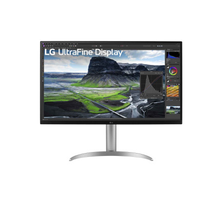 LG | 32UQ850V-W | 32 " | IPS | UHD | 16:9 | 60 Hz | 5 ms | 3840 x 2160 pixels | 400 cd/m | HDMI ports quantity 2 | Silver