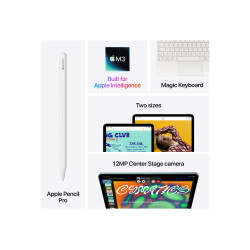 Apple | iPad Air Wi-Fi + Cellular | 11 " | Blue | IPS | 2360 x 1640 pixels | Apple M3 | 8 GB | 128 GB | 3G | 4G | 5G | Wi-Fi | F