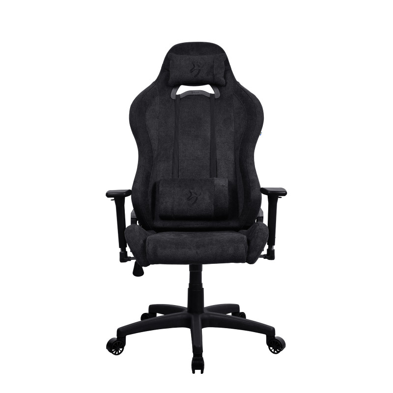 Arozzi Metal/Reinforced nylon | Gaming Chair | Torretta Soft Fabric | Pure Black