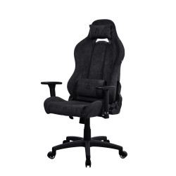 Arozzi Metal/Reinforced nylon | Gaming Chair | Torretta Soft Fabric | Pure Black