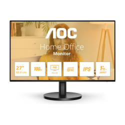 AOC 27B3HA2 | 27 " | IPS | 16:9 | 100 Hz | 1 ms | 1920 x 1080 pixels | 250 cd/m | HDMI ports quantity 1 | Black | Warranty 24 mo