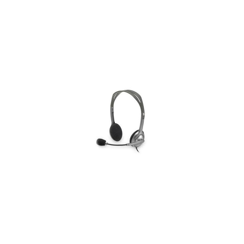 Logitech | LGT-H110 | Stereo headset | Black, Silver