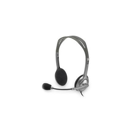 Logitech | LGT-H110 | Stereo headset | Black, Silver