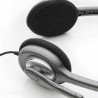 Logitech | LGT-H110 | Stereo headset | Black, Silver