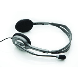 Logitech | LGT-H110 | Stereo headset | Black, Silver