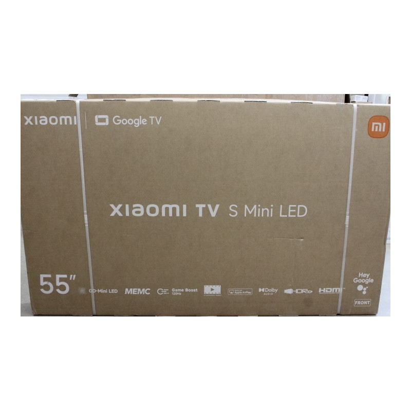 SALE OUT. Xiaomi TV S Mini LED 55 2026 | SALE OUT. Xiaomi S Mini LED 2026 | 55 | Smart TV | Google TV | 4K UHD | Dark Grey | DAM