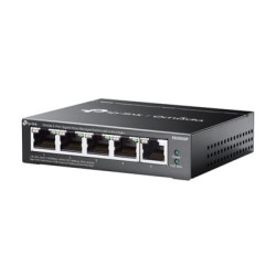 TP-LINK | Omada 5-Port Gigabit Easy Managed Switch with 4-Port PoE+ | ES205GP | Desktop/Wall mountable