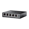 TP-LINK | Omada 5-Port Gigabit Easy Managed Switch with 4-Port PoE+ | ES205GP | Desktop/Wall mountable