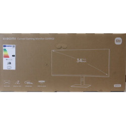 SALE OUT. | Xiaomi | G34WQi | 34 " | WQHD | 21:9 | 180 Hz | 1 ms | 3440 x 1440 pixels | 350 cd/m | HDMI ports quantity 2 | Black