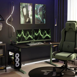 Arozzi Gaming Desk | Arena Medium | Forest Green