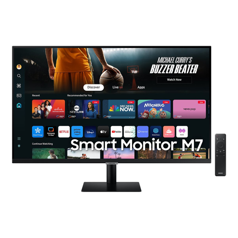 Samsung | LS32DM702UUXDU | 32 " | VA | 16:9 | 60 Hz | 4 ms | 3840 x 2160 pixels | 300 cd/m | HDMI ports quantity 2 | Black