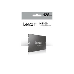 Lexar | NS100 | 128 GB | SSD form factor 2.5" | Solid-state drive interface SATA III | Read speed 520 MB/s | Write speed 510 MB/