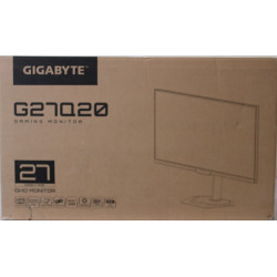 SALE OUT. GIGABYTE GAMING MONITOR 27" G27Q20 | SALE OUT. G27Q20 EK | 27 " | SS IPS | QHD | 200 Hz | 0.5 ms | 2560 x 1440 pixels 