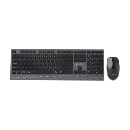 Gembird KBS-WPS-02 | Keyboard and Mouse Set | Wireless | US | Bluetooth | Black