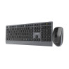 Gembird KBS-WPS-02 | Keyboard and Mouse Set | Wireless | US | Bluetooth | Black