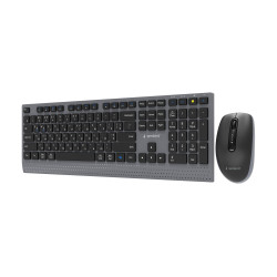 Gembird KBS-WPS-02-CYRL | Keyboard and Mouse Set | Wireless | Cyrillic | Bluetooth | Black