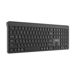 Gembird KB-WPS-03-CYRL | Keyboard | Wireless | Cyrillic | Bluetooth | Black