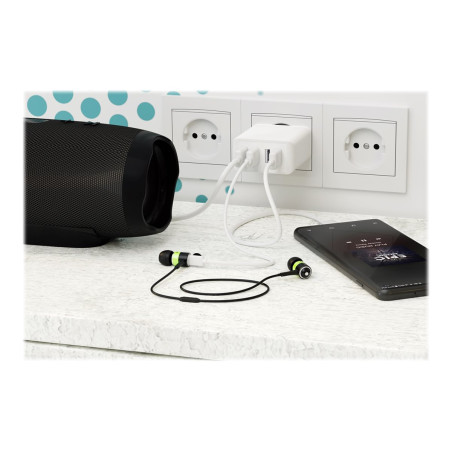 Goobay 44962 30 W USB-A Multiport Charger, White