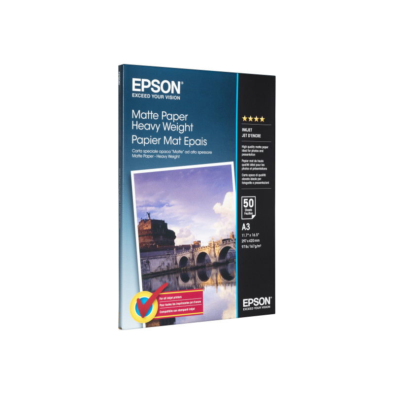 Paper DIN, 50 sheets | Matte | 167 g/m | A3