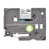 Brother | TZe-135 Laminated Tape | White on Clear | TZe | 8 m | 1.2 cm