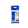 Brother | TZe-135 Laminated Tape | White on Clear | TZe | 8 m | 1.2 cm