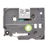 Brother | TZe-135 Laminated Tape | White on Clear | TZe | 8 m | 1.2 cm