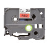 Brother | TZe-451 Laminated Tape | Black On Red | TZe | 8 m | 2.4 cm
