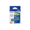 Brother | TZe-731 Laminated Tape | Black on Green | TZe | 8 m | 1.2 cm
