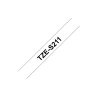 Brother | TZe-S211 Strong Adhesive Laminated Tape | Black on White | TZe | 8 m | 6 cm