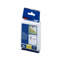 Brother | TZe-S211 Strong Adhesive Laminated Tape | Black on White | TZe | 8 m | 6 cm