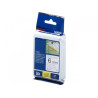 Brother | TZe-S211 Strong Adhesive Laminated Tape | Black on White | TZe | 8 m | 6 cm