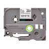 Brother | TZe-S211 Strong Adhesive Laminated Tape | Black on White | TZe | 8 m | 6 cm