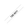 Brother | TZe-S211 Strong Adhesive Laminated Tape | Black on White | TZe | 8 m | 6 cm