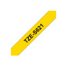 Brother | TZe-S621 Strong Adhesive Laminated Tape | Black on Yellow | TZe | 8 m | 9 cm