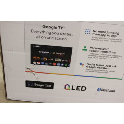 SALE OUT. Sharp 50HP6265E 50" (126cm) QLED 4K Ultra HD Google TV, Dolby Vision, Dolby Atmos, Central Stand | Sharp 50HP6265E | 5