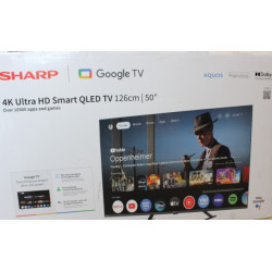 SALE OUT. Sharp 50HP6265E 50" (126cm) QLED 4K Ultra HD Google TV, Dolby Vision, Dolby Atmos, Central Stand | Sharp 50HP6265E | 5