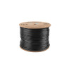 Lanberg Cable Cat.5E UTP 305M Solid Outdoor CU Black Fluke Passed | LCU5-21CU-0305-BK