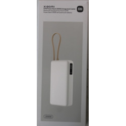 SALE OUT. 67W Power Bank 20000 (Integrated Cable) | 20000 mAh | Tan | DAMAGED PACKAGING, SCRATCHED