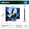 Hisense ULED MiniLED TV | 65U7SE | 65" | Smart TV | VIDAA OS | UHD | Black