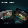 Hisense ULED MiniLED TV | 65U7SE | 65" | Smart TV | VIDAA OS | UHD | Black