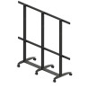 EDBAK Floor stand | TRV400.006 Videoconferencing trolley for Samsung | Height adjustment | 130 " | Maximum weight (capacity) 200