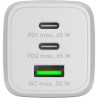 Goobay 65 W USB-C PD GaN Multiport Fast Charger Nano, White | Goobay | 65 W USB-C PD GaN Multiport Fast Charger Nano