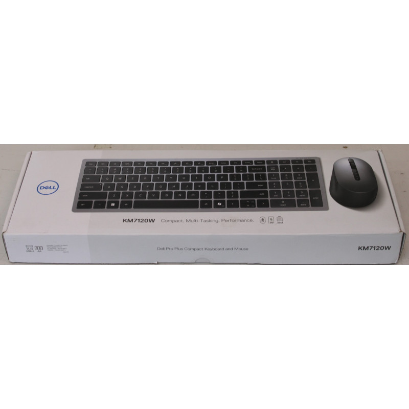 SALE OUT. | Dell | Keyboard and Mouse | KM7120W | Wireless | 2.4 GHz, Bluetooth 5.0 | Batteries included | Bluetooth | Wireless 
