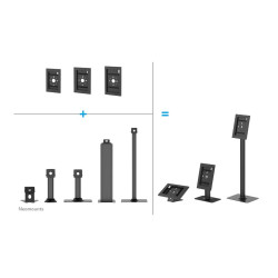 Neomounts Floor stand | FL15-628BL1 | Fixed | Maximum weight (capacity) 3 kg | Black