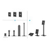 Neomounts Floor stand | FL15-628BL1 | Fixed | Maximum weight (capacity) 3 kg | Black