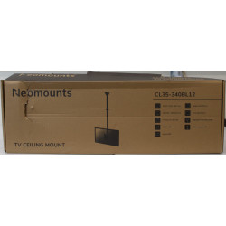 SALE OUT. Neomounts CL35-340BL12 Monitor/TV mount ceiling 1 screen - 23-42" - max 50 kg - VESA 100x100-200x200 - h 106-156 cm - 