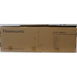 SALE OUT. Neomounts CL35-340BL12 Monitor/TV mount ceiling 1 screen - 23-42" - max 50 kg - VESA 100x100-200x200 - h 106-156 cm - 